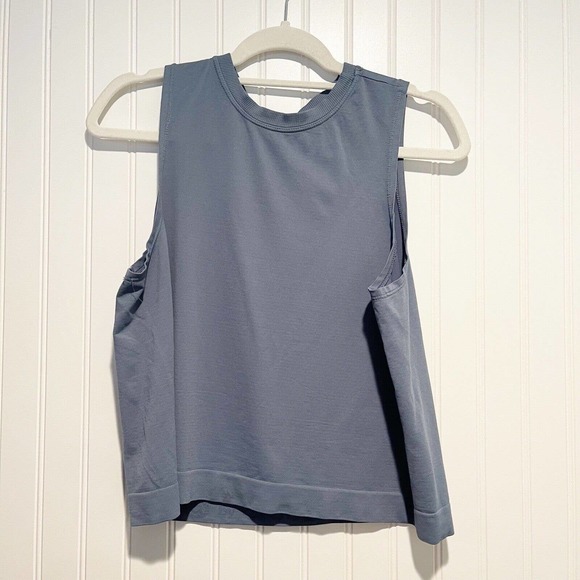 Avocado Tops - A By Avocado Blue Seamless Go To Cropped Tank Size Medium